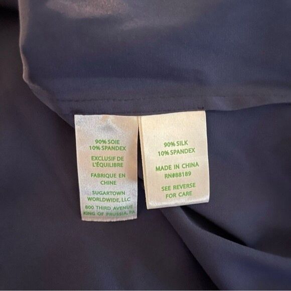 Lilly Pulitzer Navy V-Neck Shirt Dress S - Picture 5 of 6